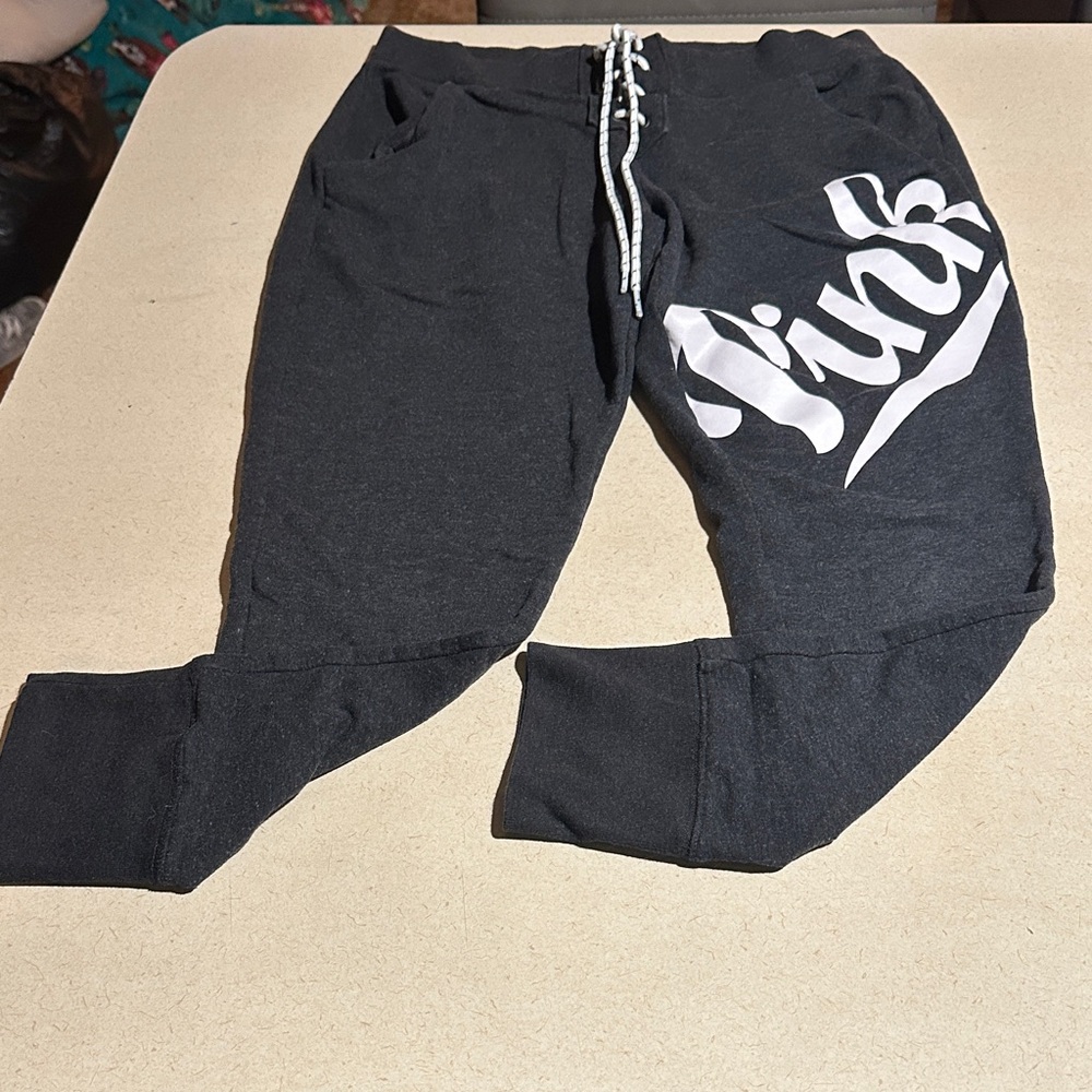 Victoria's Secret Pink Charcoal Joggers